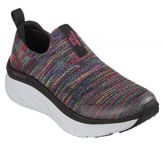 Dámské Trekové Boty Skechers Relaxed Fit: D'Lux Walker - Rainbow Sky Černé Viacfarebný | ZCAPNLJ-36