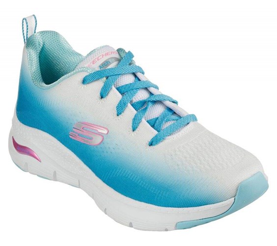 Dámské Tréninkové Boty Skechers Arch Fit - Vibrant Step Blankyt | LXBYHJI-35