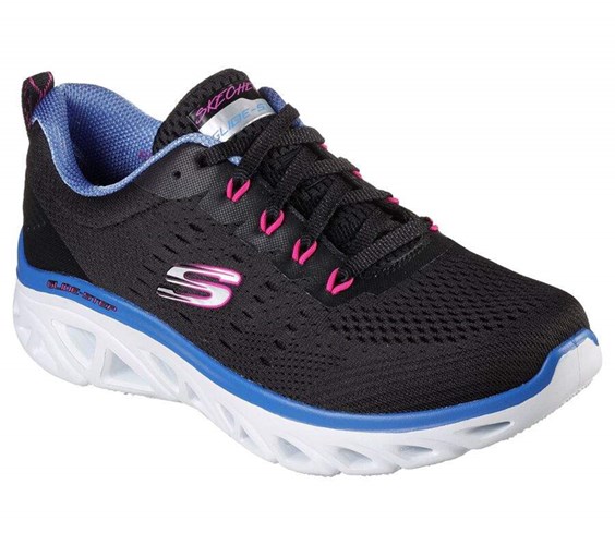 Dámské Tréninkové Boty Skechers Glide-Step Sportovní - Fresh Charm Černé | CIYUJTN-43