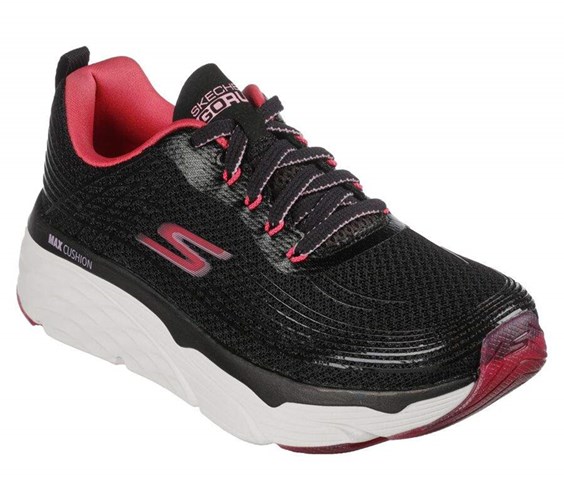 Dámské Tréninkové Boty Skechers Max Cushioning Elite - Alekos Černé Růžové | AZYNJKT-62