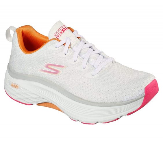 Dámské Tréninkové Boty Skechers Max Cushioning Arch Fit Bílé | FCJVXDT-39