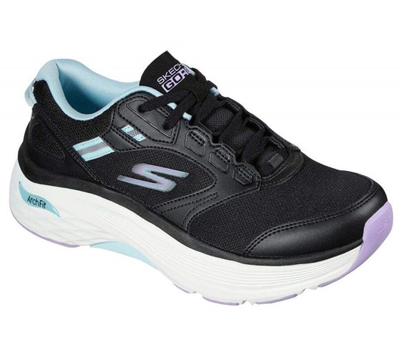 Dámské Tréninkové Boty Skechers Max Cushioning Arch Fit - Fast Dash Černé | NRSCTVA-24