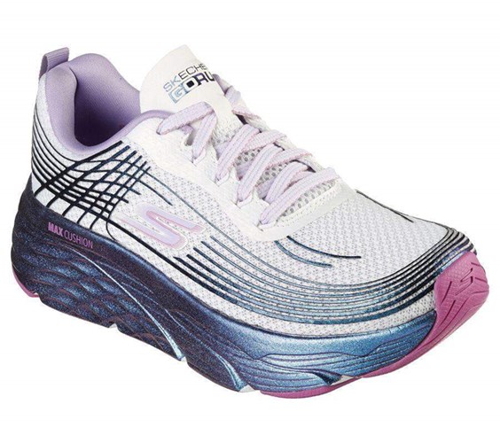 Dámské Tréninkové Boty Skechers Max Cushioning Elite - Wild Stride Bílé | ODHFXPG-29