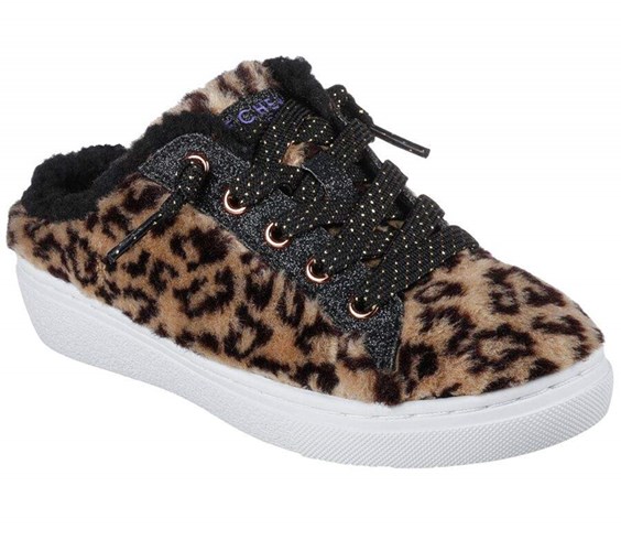 Dívčí Boty Casual Skechers Goldie - Generation Cozy Leopard | CSMNEKO-07