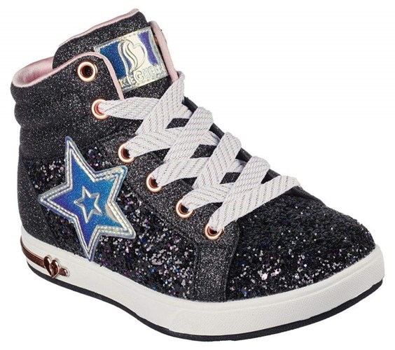 Dívčí Boty Casual Skechers Shoutouts 2.0 - Starry Glam Černé | MNUFIVG-93