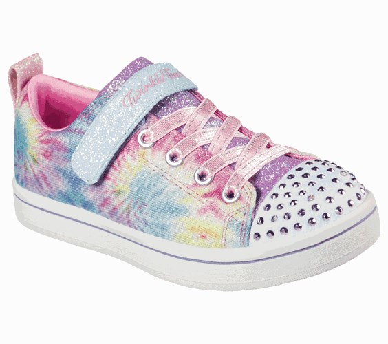 Dívčí Boty Casual Skechers Sparkle Rayz - Groovy Dreamz Levandule Viacfarebný | SHQPMVD-25