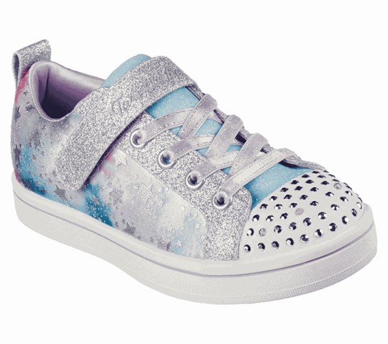 Dívčí Boty Casual Skechers Sparkle Rayz - Galaxy Brights Stříbrné Viacfarebný | WAZQKLG-59