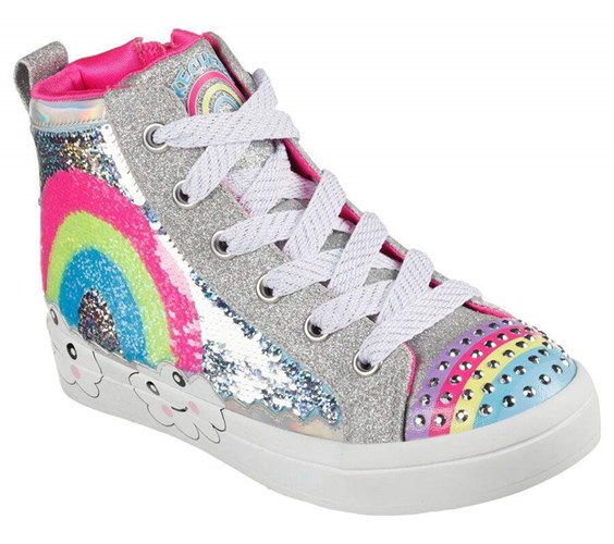 Dívčí Boty Casual Skechers Twi-Lites 2.0 - Rainbow Daydreams Stříbrné Viacfarebný | MQYZWUN-38