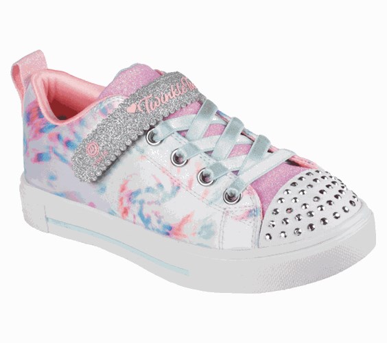 Dívčí Boty Casual Skechers Twinkle Sparks - Stormy Brights Růžové Viacfarebný | TMKWAOZ-91