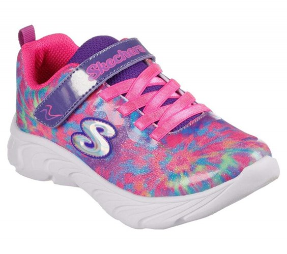 Dívčí Tenisky Skechers Dynamic Dash - Vivid Paint Fialové Viacfarebný | IPXZVAK-29