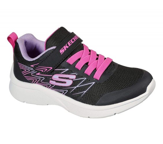 Dívčí Tenisky Skechers Microspec - Bold Delight Černé | MPYTLQV-79