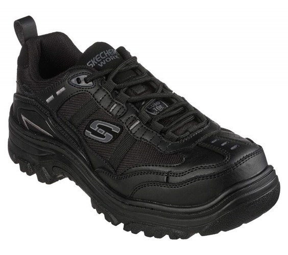 Pánské Bezpečnostní Boty Skechers Burgin - Sawda Černé | COLXTYV-14