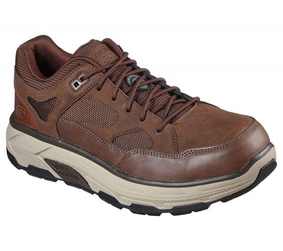 Pánské Bezpečnostní Boty Skechers Relaxed Fit: Max Stout Alloy Špicí Hnědé | OJZWGXU-59