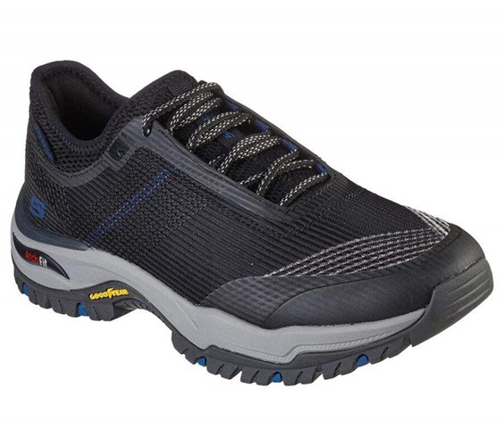 Pánské Boty Casual Skechers Arch Fit Dawson - Mahone Černé Šedé | ZCUAPXW-13