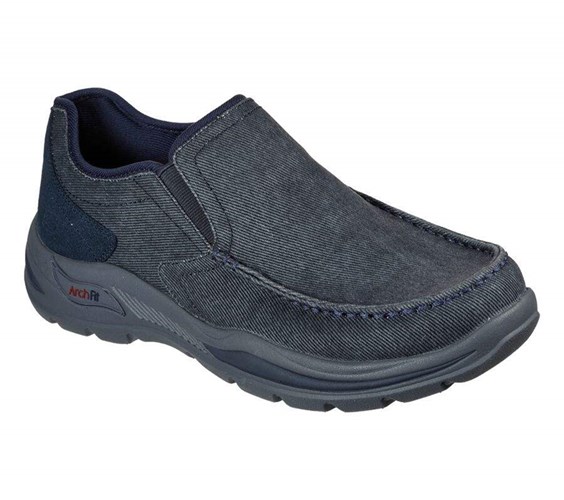 Pánské Boty Casual Skechers Arch Fit Motley - Rolens Tmavě Blankyt | IFGEYXT-28