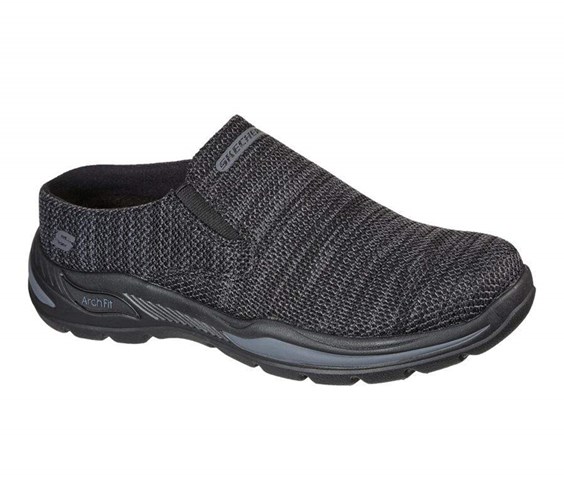 Pánské Boty Casual Skechers Arch Fit Motley - Vernal Černé | TPBENDX-67