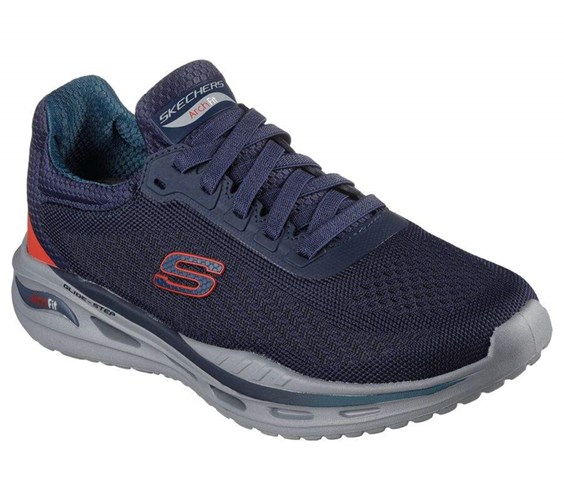 Pánské Boty Casual Skechers Arch Fit Orvan - Trayver Tmavě Blankyt | GKRCXHQ-36