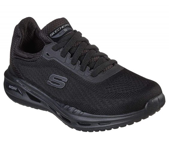 Pánské Boty Casual Skechers Arch Fit Orvan - Trayver Černé | ZSHVBQR-20