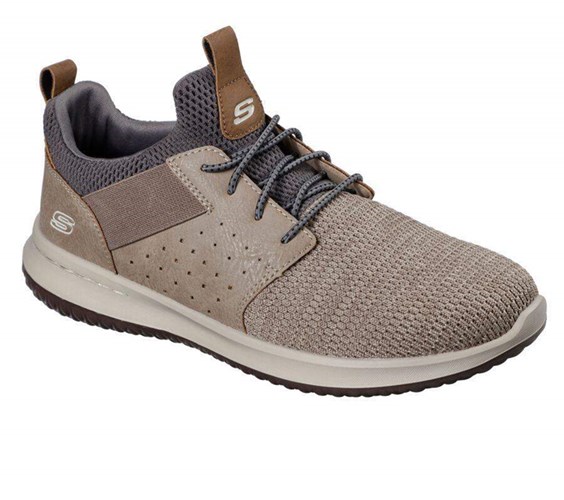 Pánské Boty Casual Skechers Delson - Camben Hnědé | ORUVYWM-73