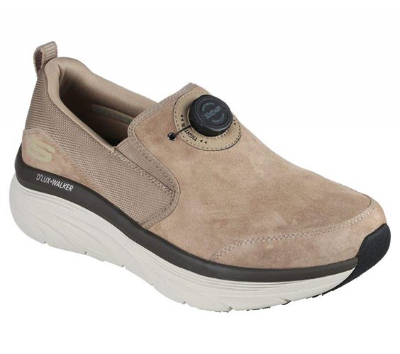 Pánské Boty Casual Skechers Twist Fit: D'Lux Walker - Regate Hnědé | GWOATYZ-26