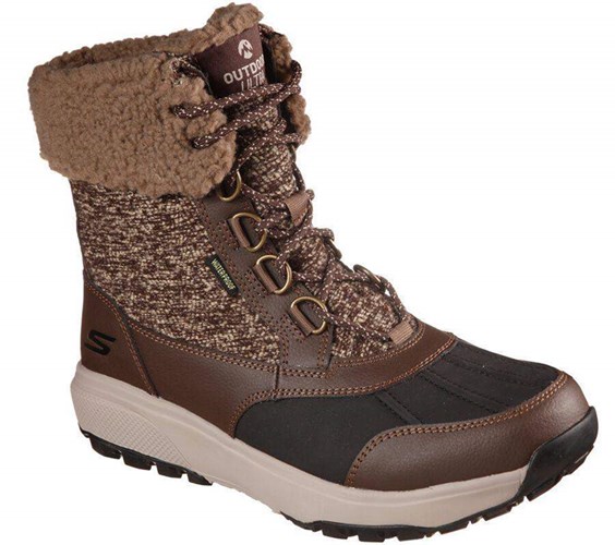 Pánské Boty Skechers On the GO Outdoorové Ultra - Hillcrest Čokolády | OVRNTWD-39