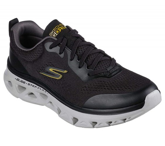 Pánské Běžecké Boty Skechers GO RUN Glide-Step Flex Černé | IYWTUNE-10