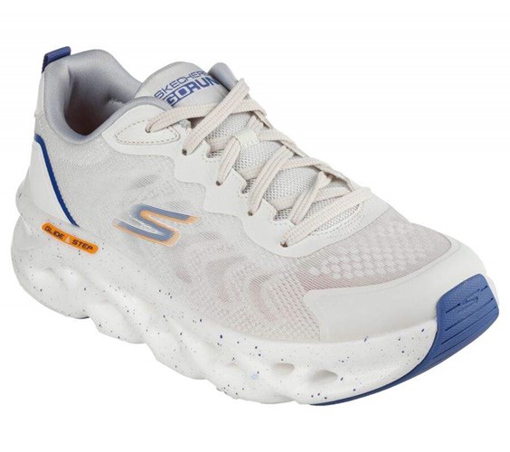 Pánské Běžecké Boty Skechers GO RUN Swirl Tech - Breeze Bílé | VJAGBSW-83