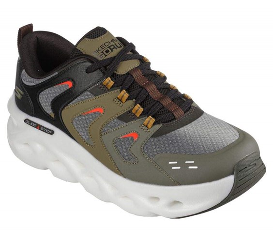 Pánské Běžecké Boty Skechers GO Run Swirl Tech - Surge Olivy Zelené | KGZXQVW-82