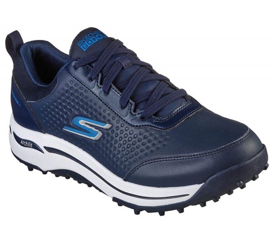 Pánské Golfové Boty Skechers GO GOLF Arch Fit - Set Up Tmavě Blankyt Blankyt | SUVZXRB-51