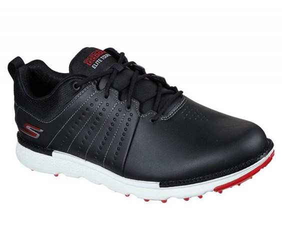 Pánské Golfové Boty Skechers GO GOLF Elite - Tour SL Černé Červené | MCRXTQP-08