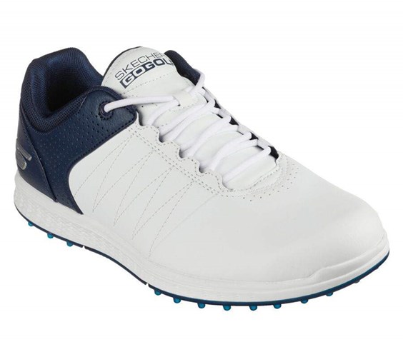 Pánské Golfové Boty Skechers GO GOLF Pivot Bílé Tmavě Blankyt | SZUIMJP-98