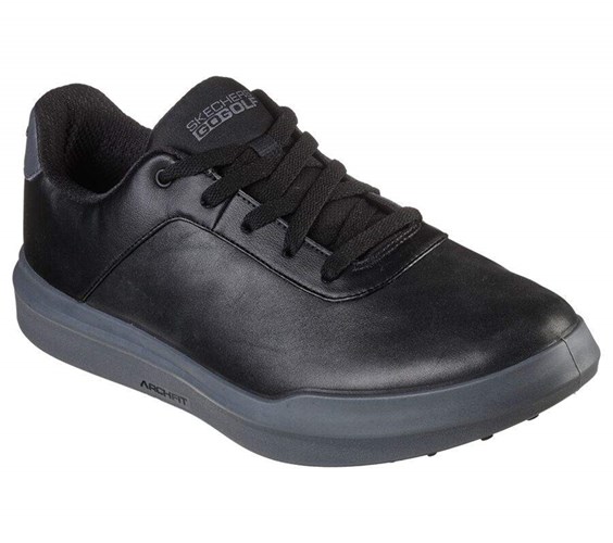 Pánské Golfové Boty Skechers Relaxed Fit: GO GOLF Drive 5 LX Černé Šedé | DIFOEGX-14