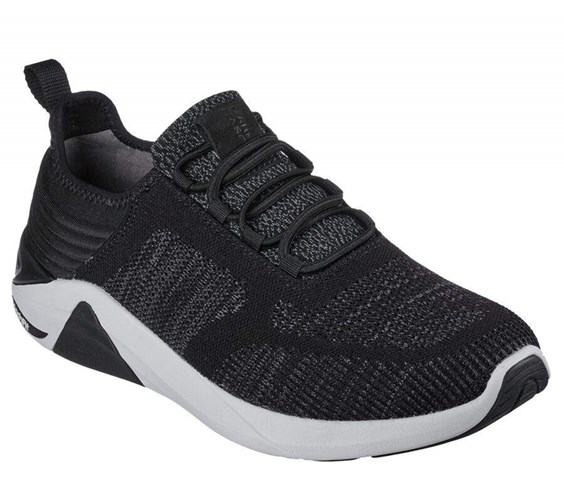 Pánské Mokasíny Skechers Arch Fit A-Linear - Burrows Černé Šedé | VUDMGJA-91