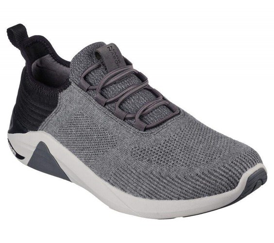 Pánské Mokasíny Skechers Arch Fit A-Linear - Burrows Šedé | VWCNTZX-60