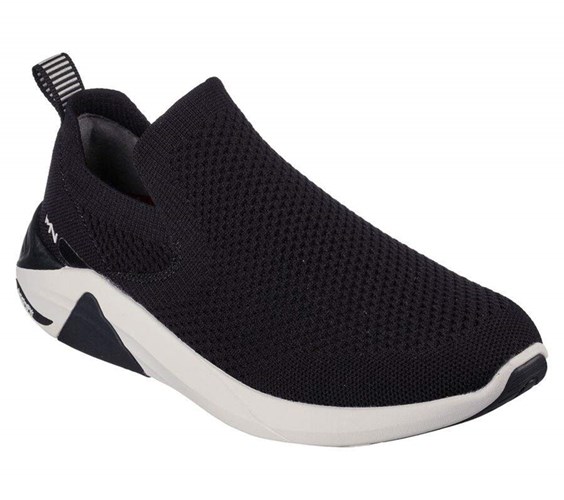 Pánské Mokasíny Skechers Arch Fit A-Linear - Rune Černé | WVTAEMJ-63