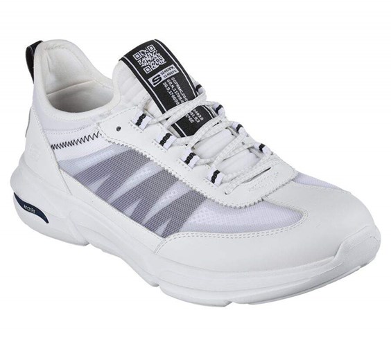 Pánské Mokasíny Skechers Arch Fit Talon - Higson Bílé | ISNMQWY-13