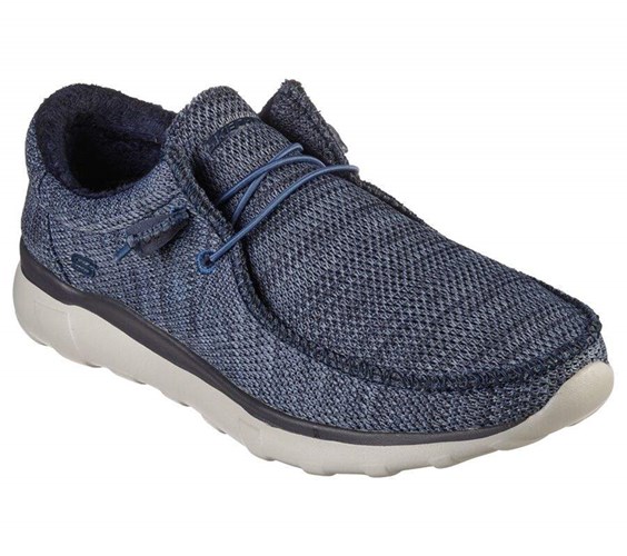 Pánské Mokasíny Skechers Bulger - Zenwick Tmavě Blankyt | EHPORLM-84