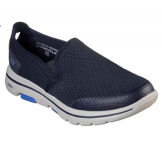 Pánské Mokasíny Skechers GOwalk 5 - Apprize Tmavě Blankyt | JLAHZMS-18