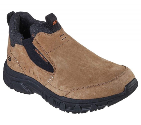 Pánské Mokasíny Skechers Oak Canyon - Bombarder Hnědé Černé | TYGUOLR-20