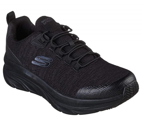 Pánské Mokasíny Skechers Pracovní: D'Lux Walker SR - Luxir Černé | KNWBEUZ-58