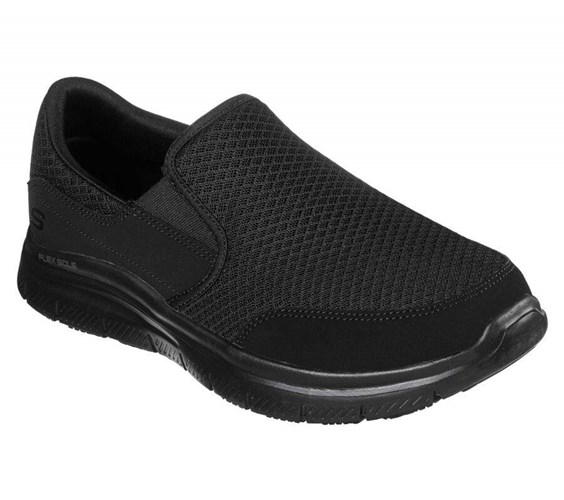 Pánské Mokasíny Skechers Pracovní Relaxed Fit: Flex Advantage - McAllen SR Černé | ZNBAWPE-94