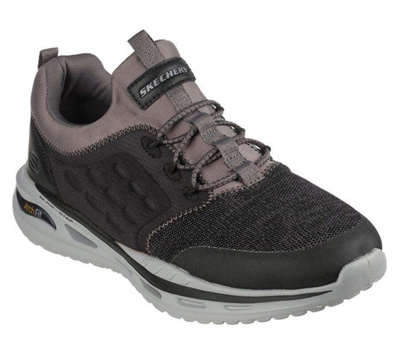 Pánské Mokasíny Skechers Relaxed Fit: Arch Fit Orvan - Verdigo Černé | JOFELIZ-65