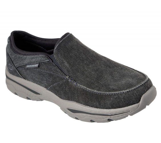 Pánské Mokasíny Skechers Relaxed Fit: Creston - Moseco Šedé | NUGCHSV-62