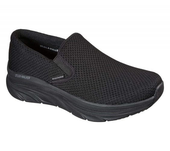 Pánské Mokasíny Skechers Relaxed Fit: D'Lux Walker - Murlino Černé | UWTZIJH-01