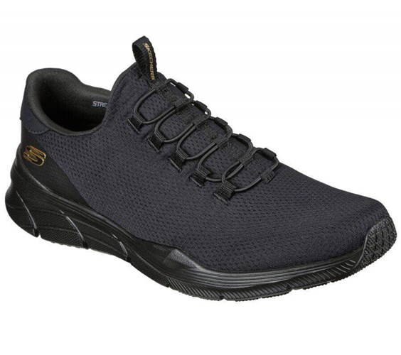 Pánské Mokasíny Skechers Relaxed Fit: Equalizer 4.0 - Voltis Černé | VOSYGDJ-58