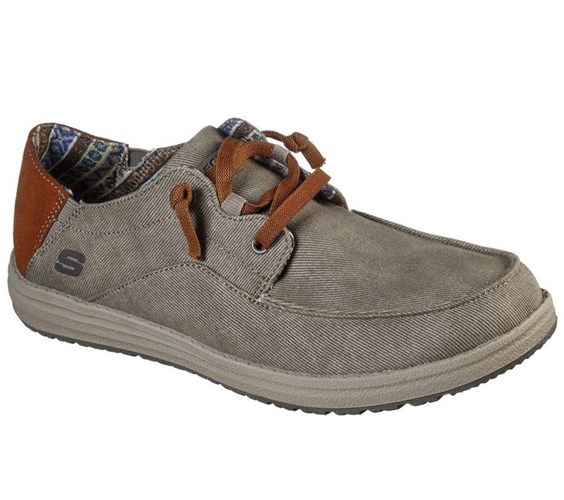 Pánské Mokasíny Skechers Relaxed Fit: Melson - Planon Hnědé | CTUIPDY-64