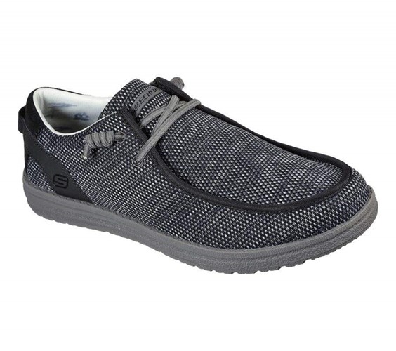 Pánské Mokasíny Skechers Relaxed Fit: Melson - Radlett Černé | LISVQAY-98