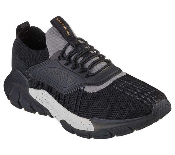 Pánské Mokasíny Skechers Relaxed Fit: Romello - Varsper Černé | LNMRHFX-92