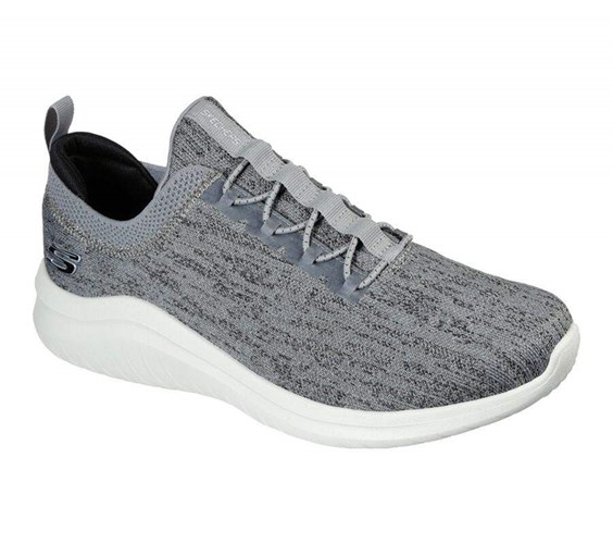 Pánské Mokasíny Skechers Ultra Flex 2.0 - Cryptic Šedé Černé | JRFNLHB-04