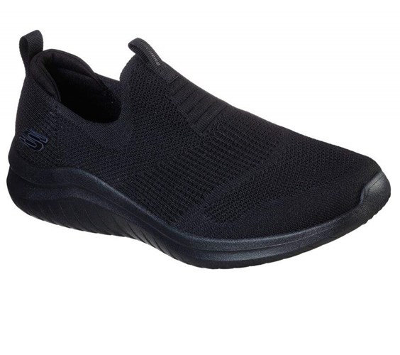 Pánské Mokasíny Skechers Ultra Flex 2.0 - Mirkon Černé | ZEKPCBS-63